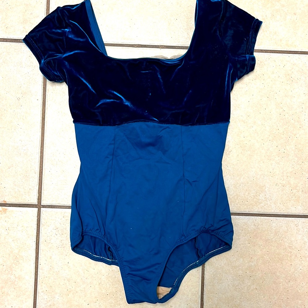 Teal adult small leotard